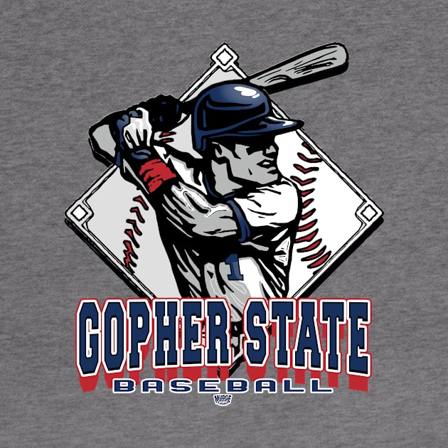 Gopher State Forever Diamond Baseball by MudgeSportswear